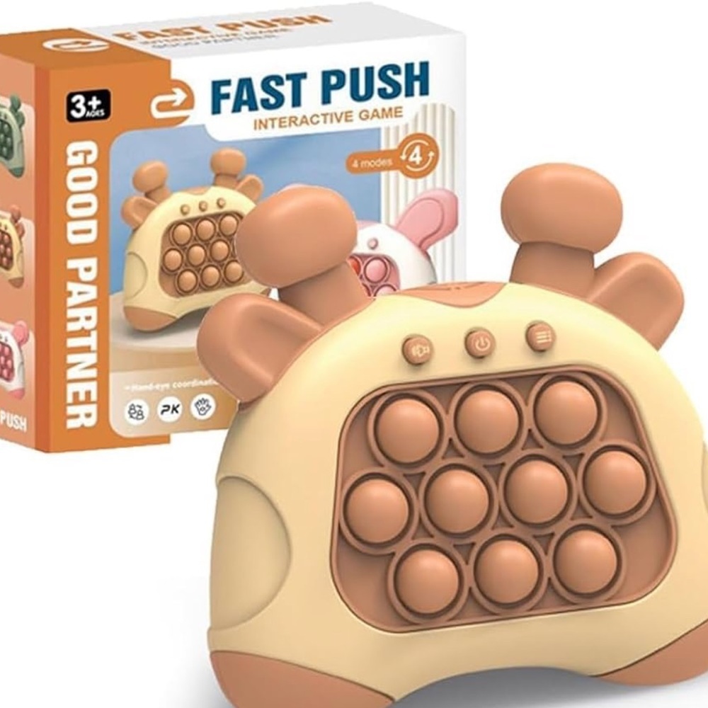 New Fast Push Game Fidget Toys Pop Game Handheld Bubble‎ Game